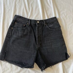 Agolde Dark Denim Jean Shorts
